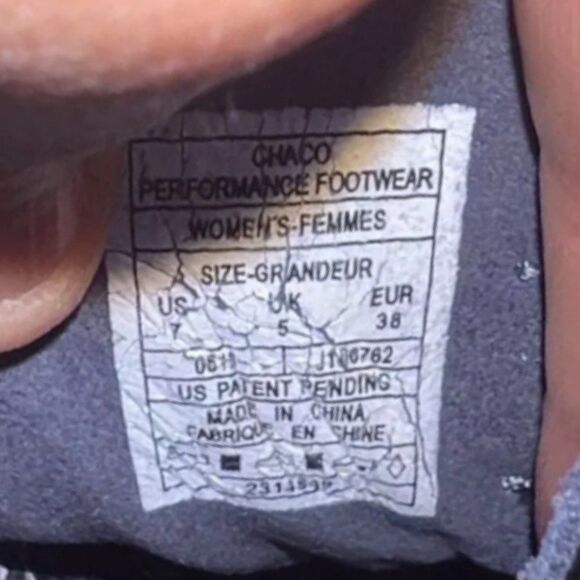 Chaco Scion Lace-up Outdoor Shoes Blue/Grey Women's 7 - Picture 9 of 11